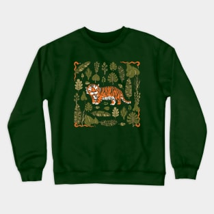 Tiger in forest Crewneck Sweatshirt